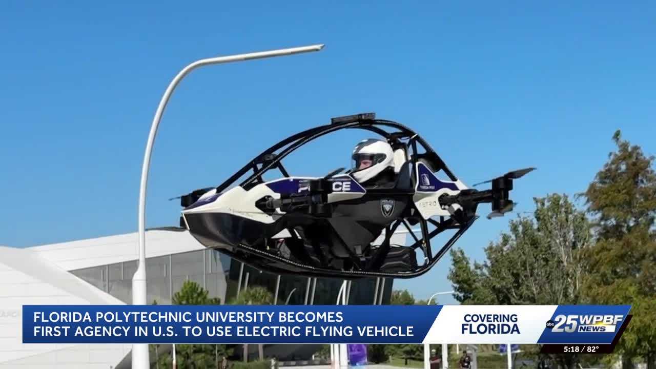 Florida Polytechnic University develops electric flying vehicle for police emergencies — WPBF West Palm Beach, Fort Worth Community news