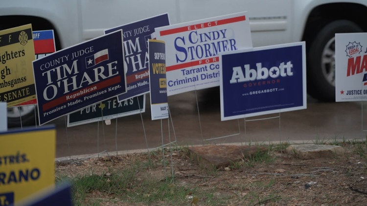 A diverse group of volunteers canvassing for the midterm elections in Fort Worth.