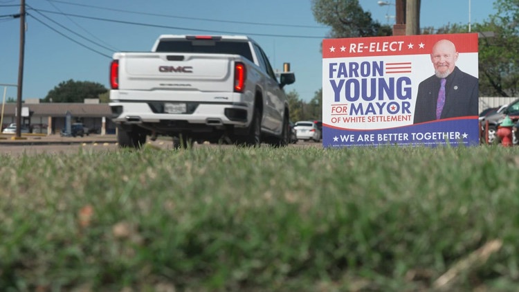 'Why would you do this?': White Settlement mayor reacts after councilman's wife cited for stealing campaign sign — WFAA (Dallas-Fort Worth), Fort Worth Government news