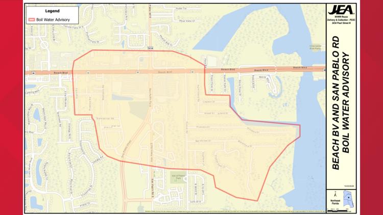 Boil Water Advisory in place for parts of San Pablo Road after water main break — First Coast News Local, Fort Worth Community news